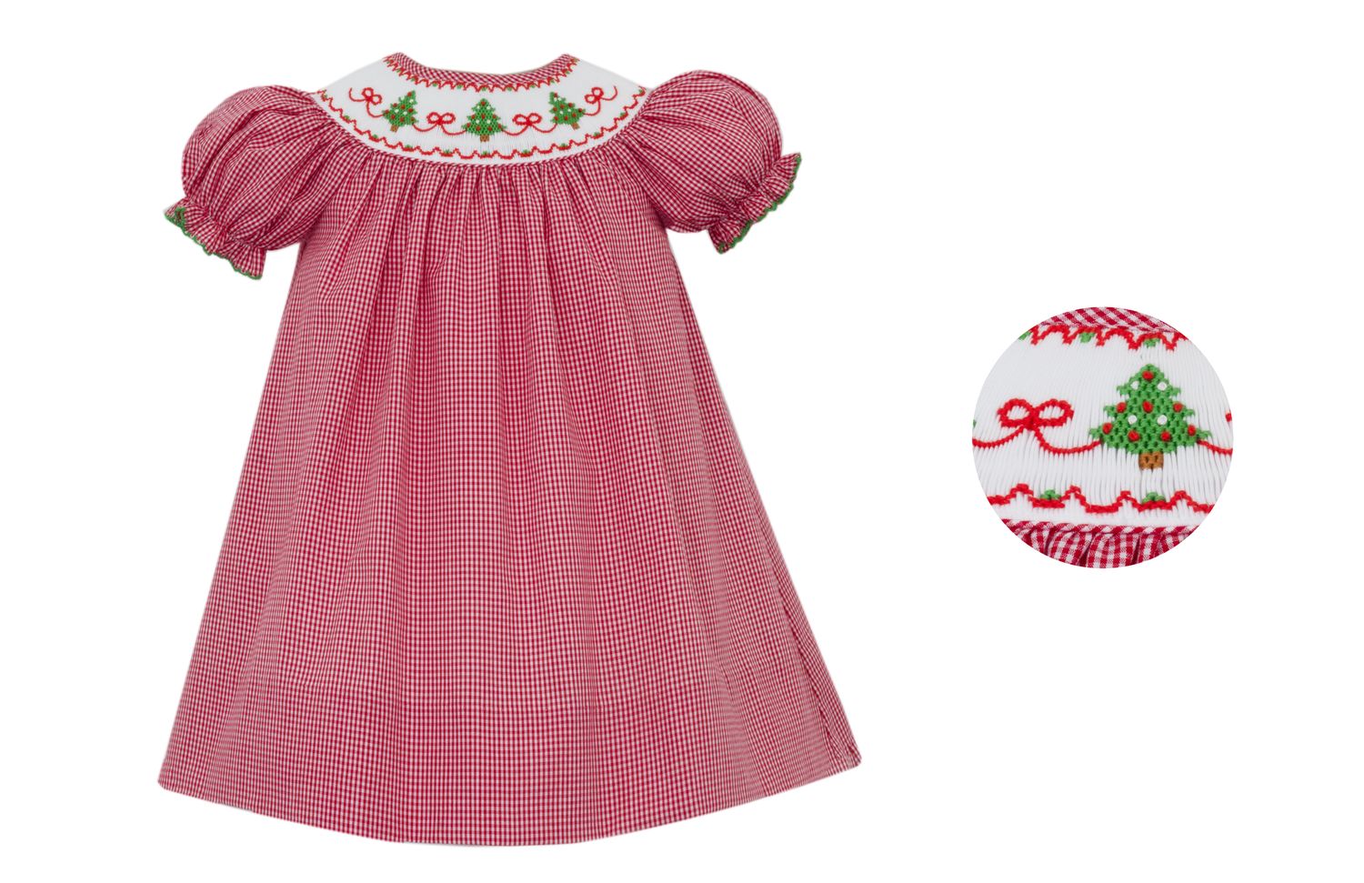 Christmas tree with Bows Red Gingham Bishop