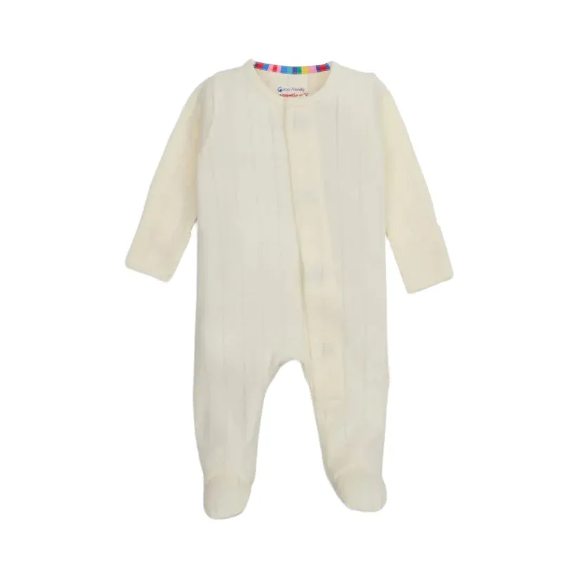 Love Lines Tofu Pointelle Footie