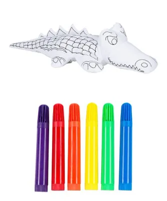 Color Crocodile Markers Set 10&quot;
