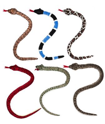 Slithers Plush Snake Assorted
