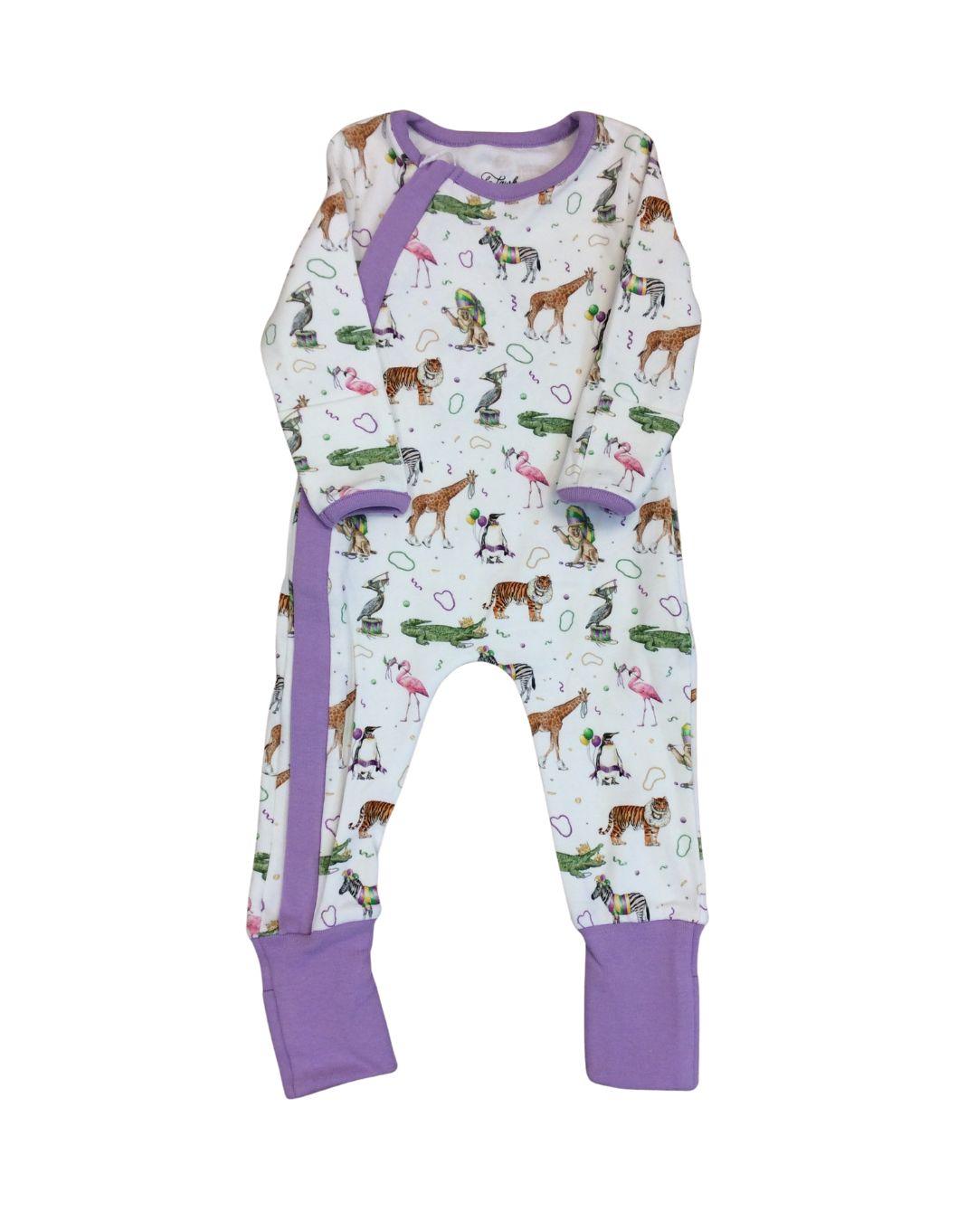 Zoo Krewe Organic Cotton Zip-Up Pajamas