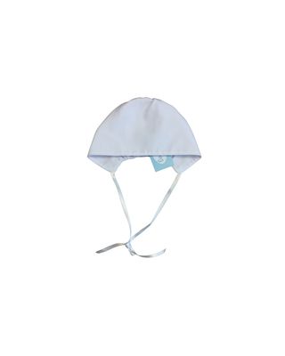 White Piped Trim Bonnet