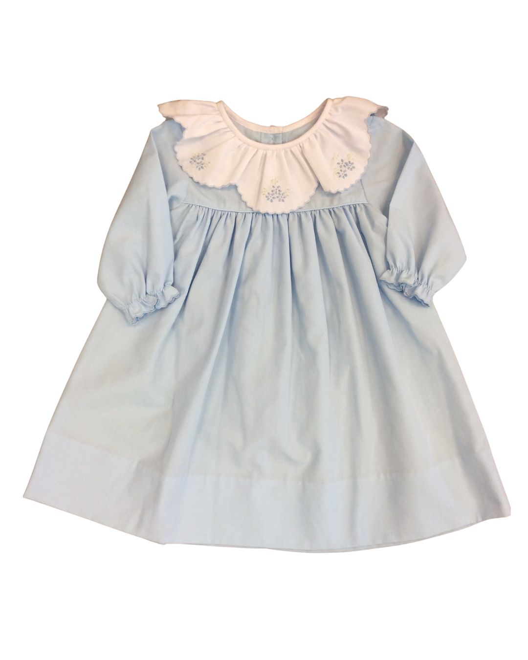 LS Blue Dress,Sat Flower