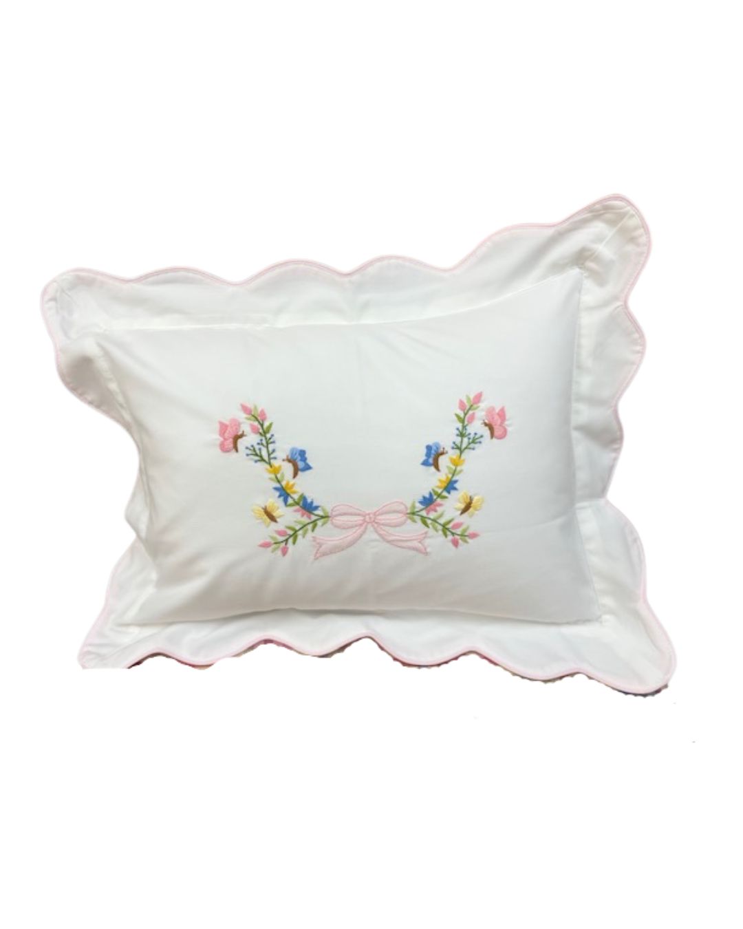 Bow, Flowers, Butterfly Pillow 12x16