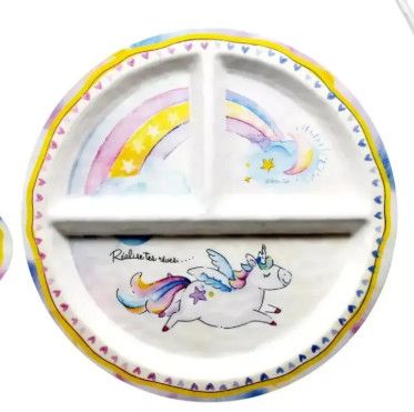 Section Plate. Unicorn