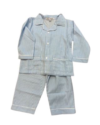 Blue Stripe Long PJs