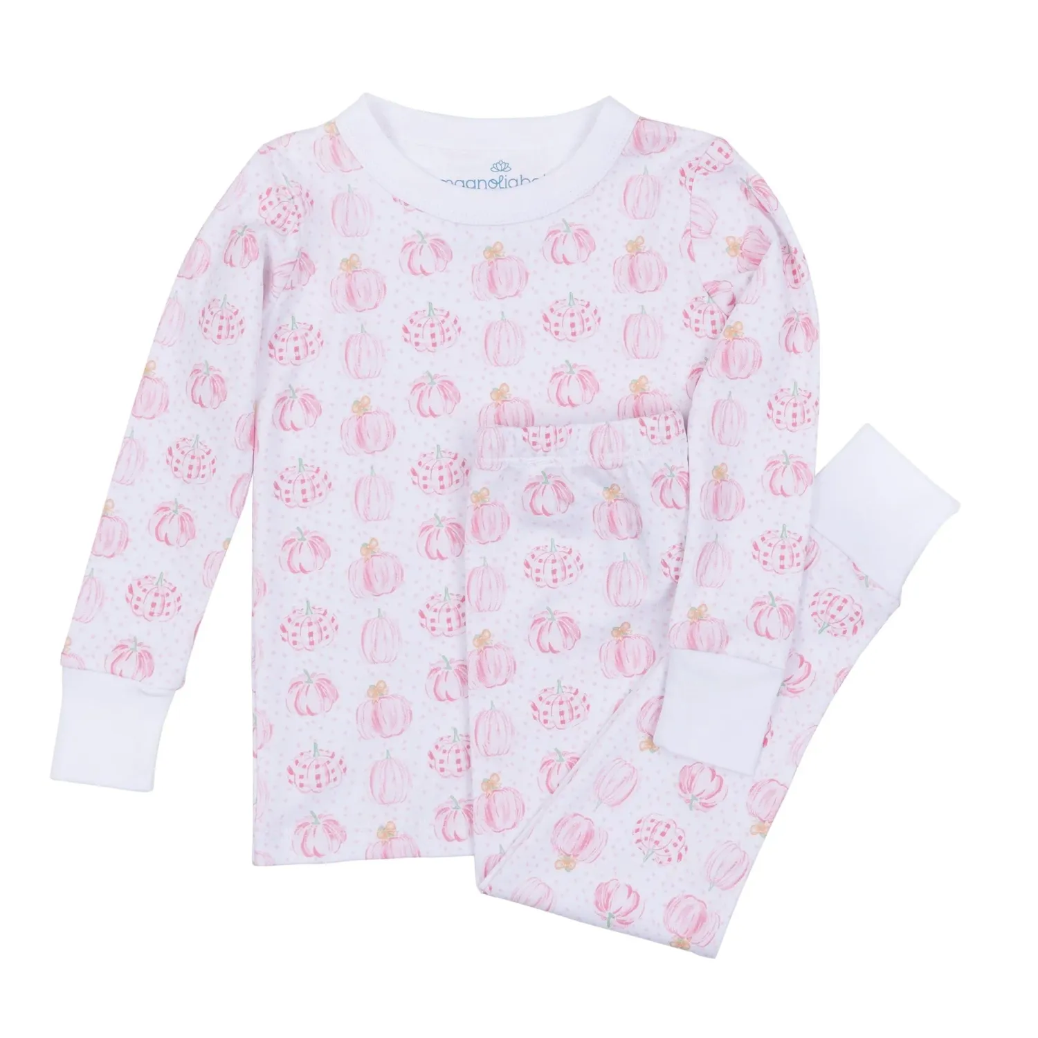 Precious Pumpkins Long Pajamas, Pink