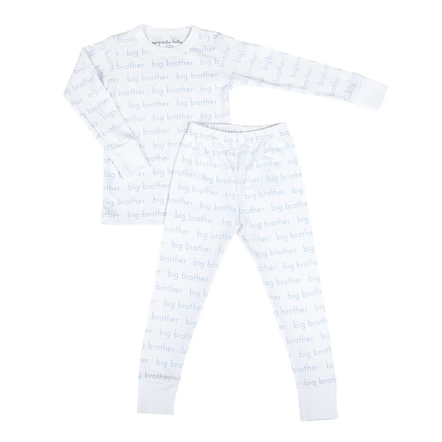 Big Brother Blue &amp; White Long Pajamas