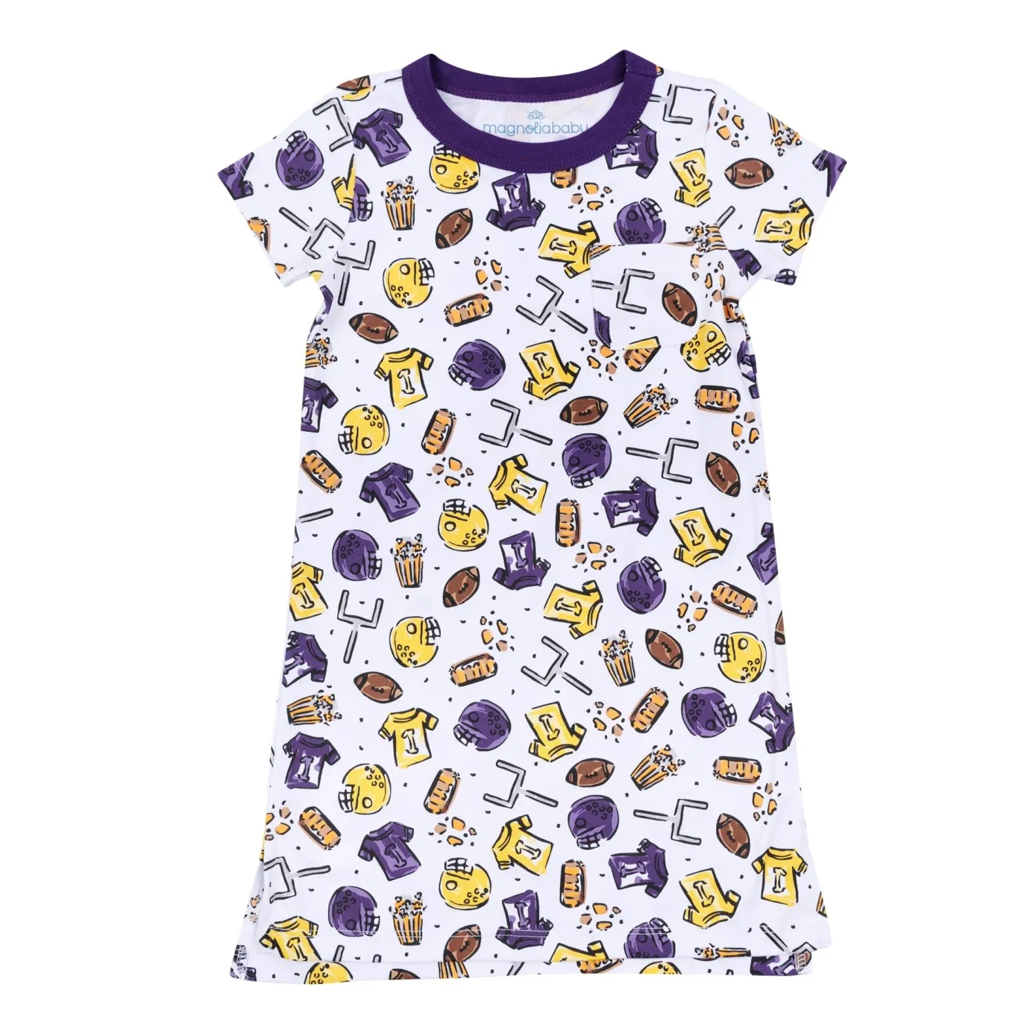 Touchdown Printed SS Nightdress