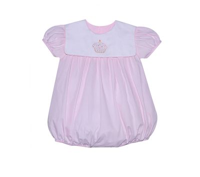 Pink Ellis Birthday Cupcake Bubble