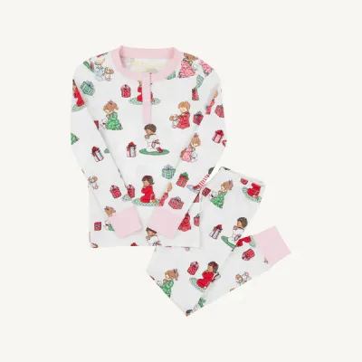 Sara Janes Sweet Dreams Set Holiday Patience &amp; Prayer Palm Beach Pink