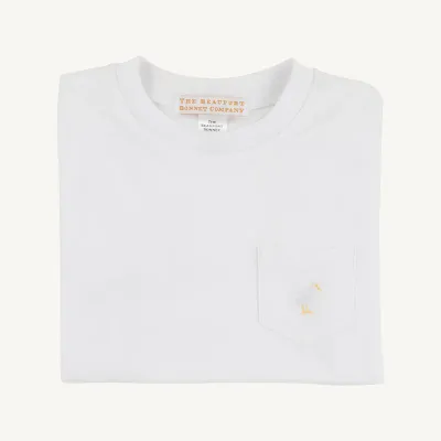 Carter Crewneck, Worth Avenue White
