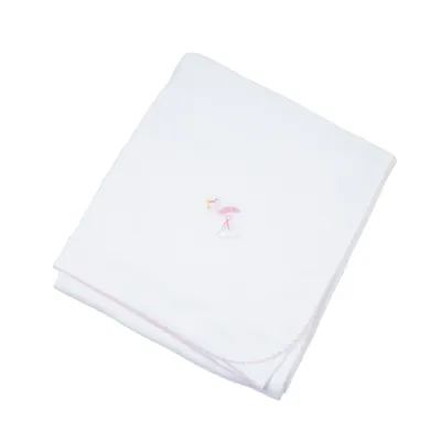 Just Delivered Blanket, Pink Trim
