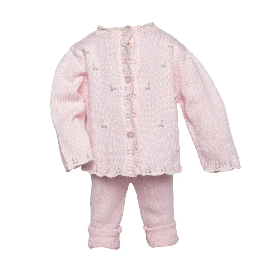 Rosette Knit Legging Set