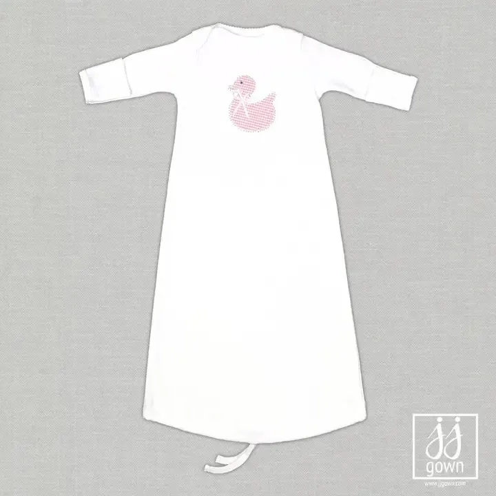 Pink Dot Duck Gown O/S