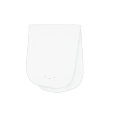 Crochet and Seeds Collection Burp Cloth, Blue