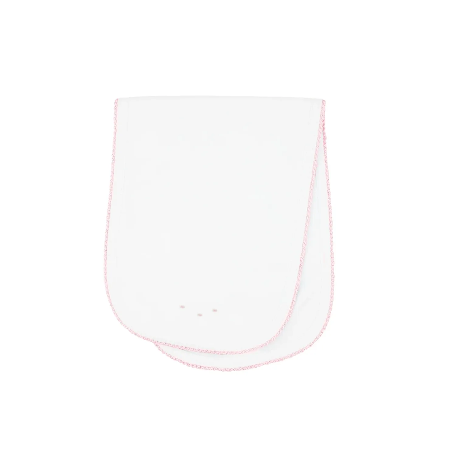 Crochet and Seeds Collection Burp Cloth, Pink