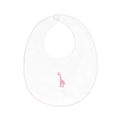 Safari Friends Bib, Pink