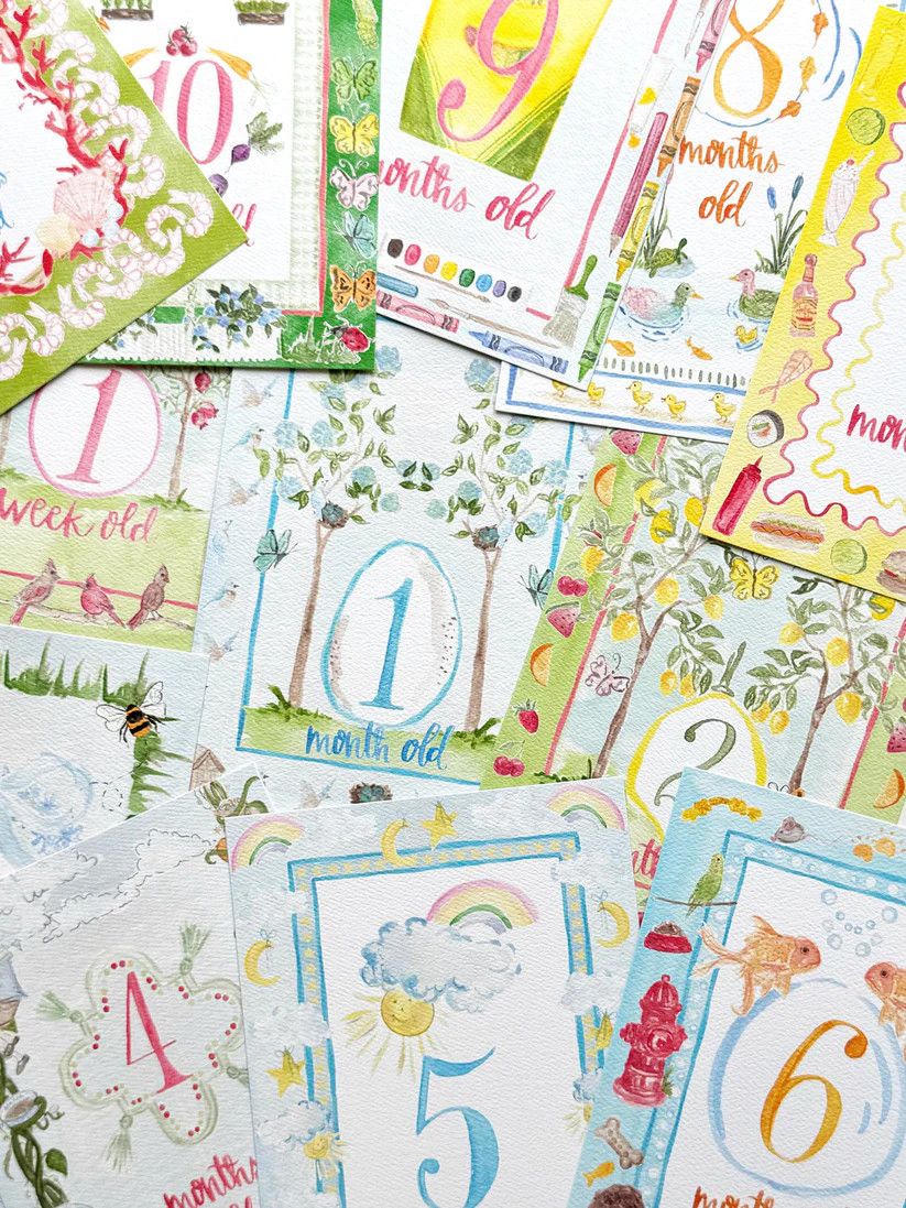 Milestone Cards Whimsy Set