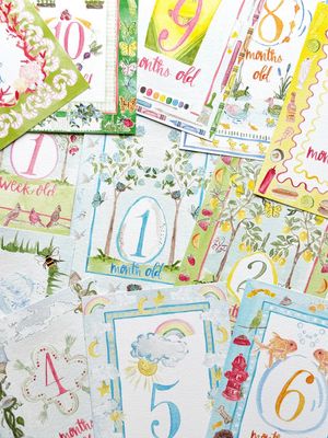 Milestone Cards Whimsy Set