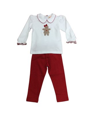 Red Gingerbread Legging Set
