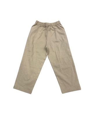 Jersey Solid Straight Pants, Sand