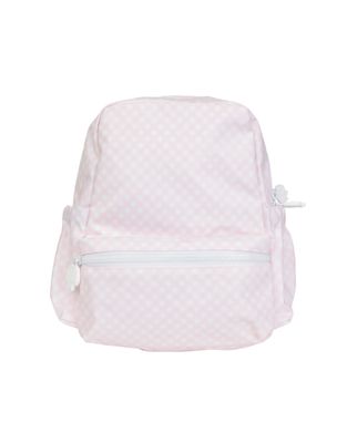 The Backpack Small, Pink Gingham