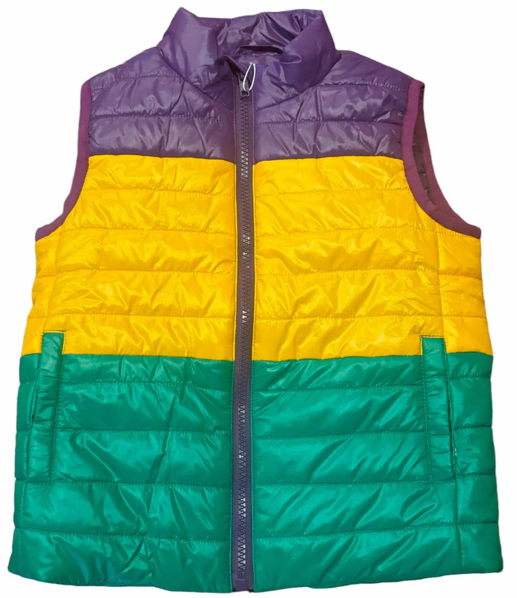 Mardi Gras Quilted Vest