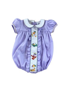 Mardi Gras  Emb Animal Bubble, Lavender, Milly