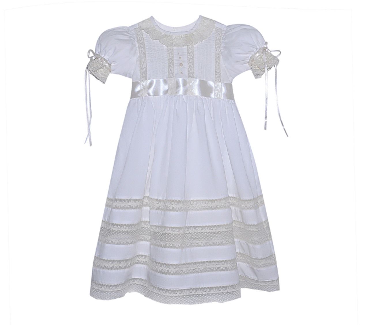 Lily Rose Dress, Ecru Lace