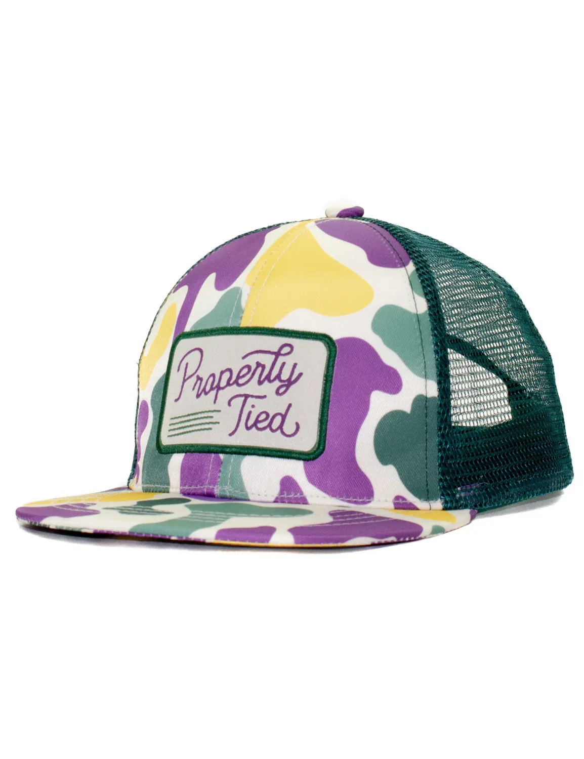 Sportsman Trucker Hat Mardi Gras Camo