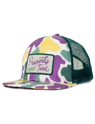 Sportsman Trucker Hat Mardi Gras Camo
