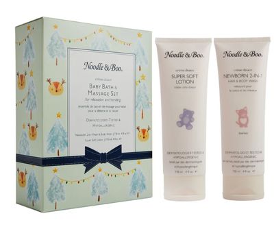 Baby Bath &amp; Massage Christmas Gift Set