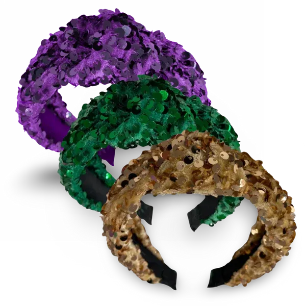 Gold Sequin Headband