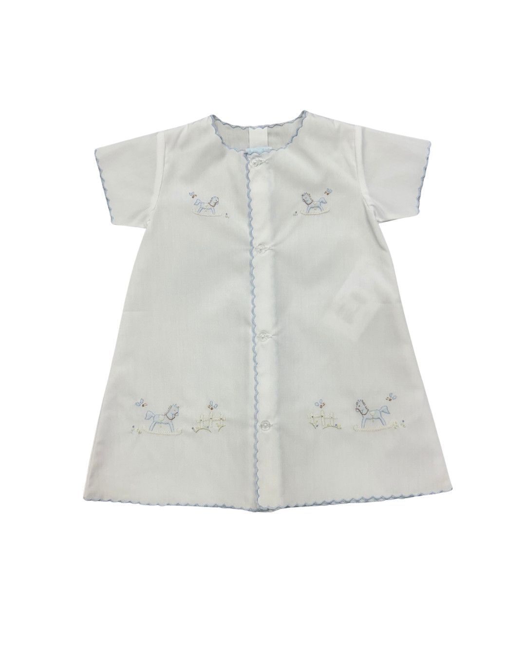 White/Blue Daygown Rocking Horses