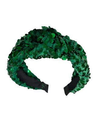 Green Sequin Headband