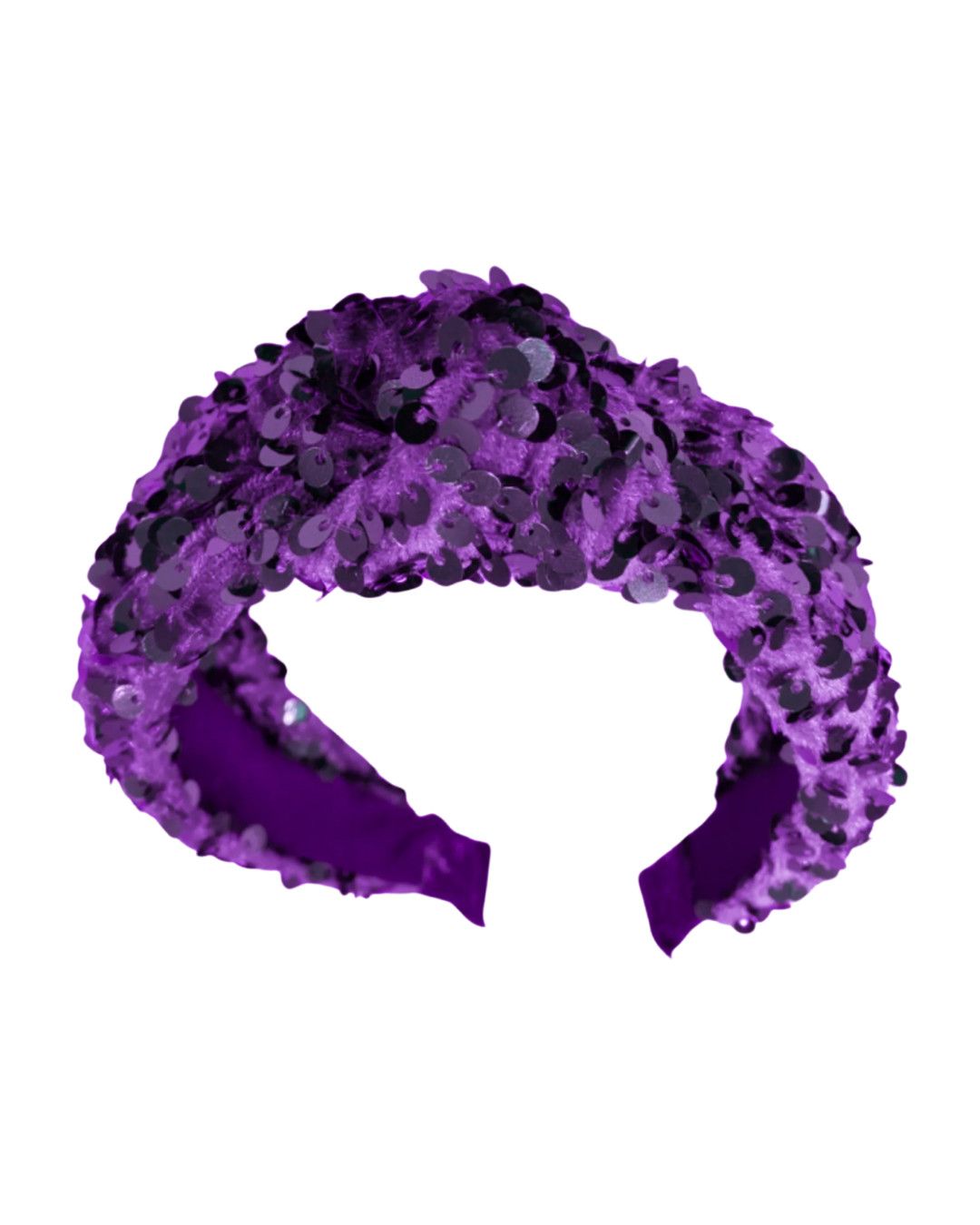 Purple Sequin Headband