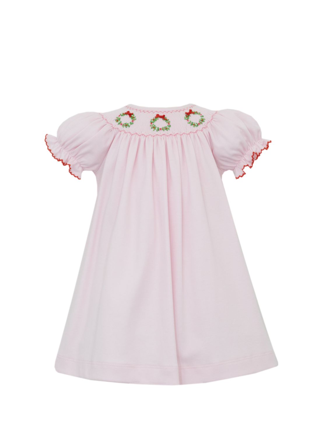 Christmas Wreath Pink Knit Bishop