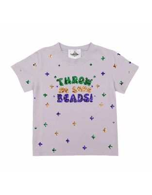 Throw me Some Beads Sequin Shirt