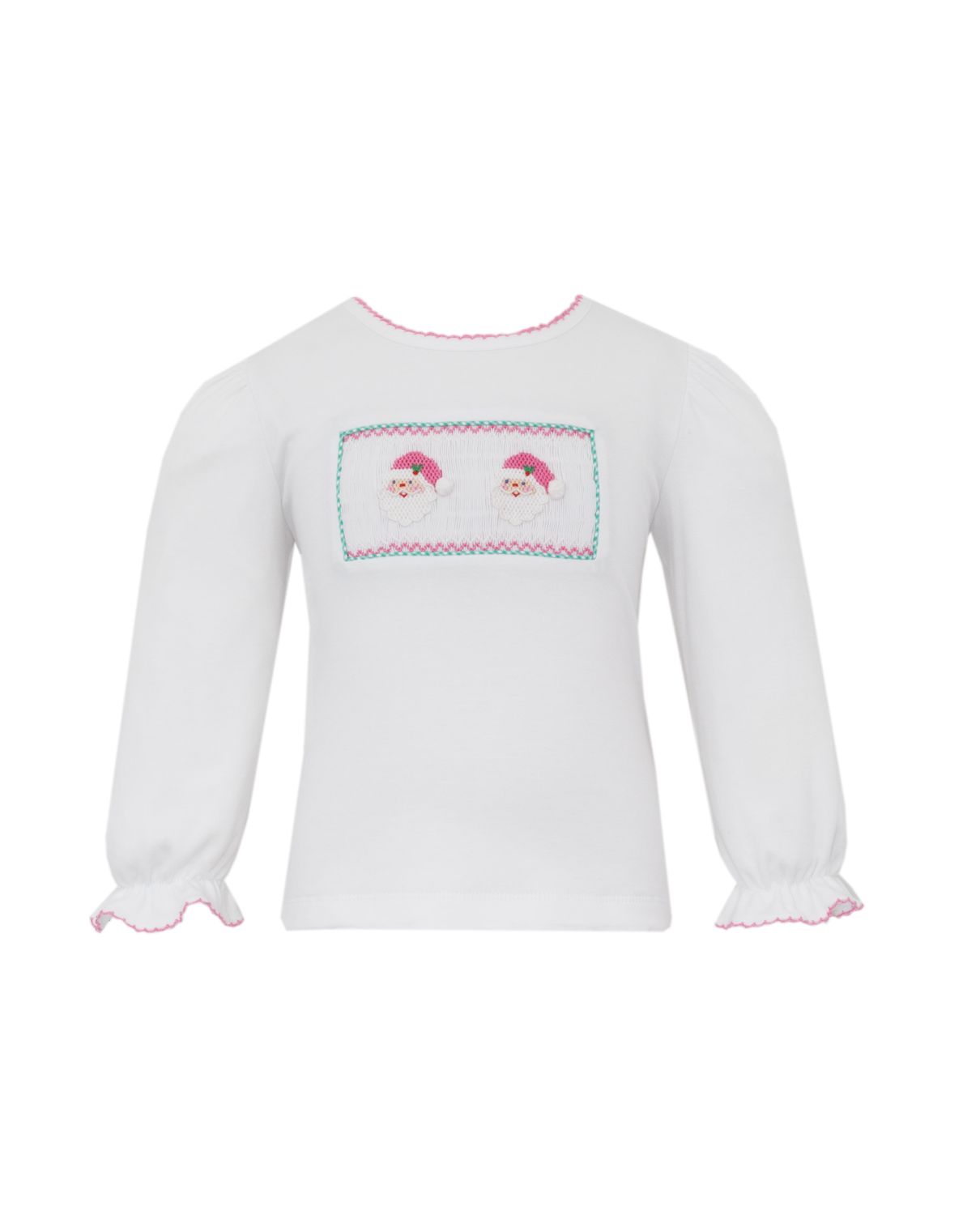 Santa Face Girl's Shirt    