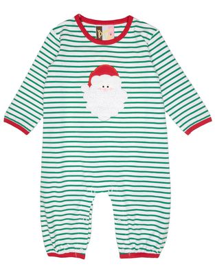 Santa Applique Boys Romper