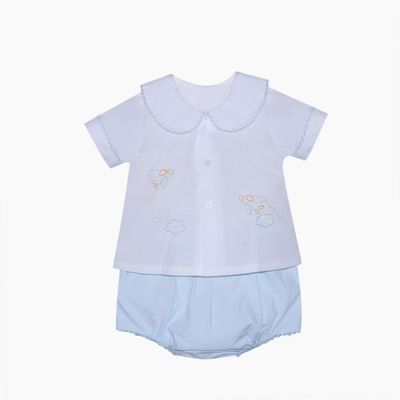 Blue Avery Boy Diaper Set, Airplane