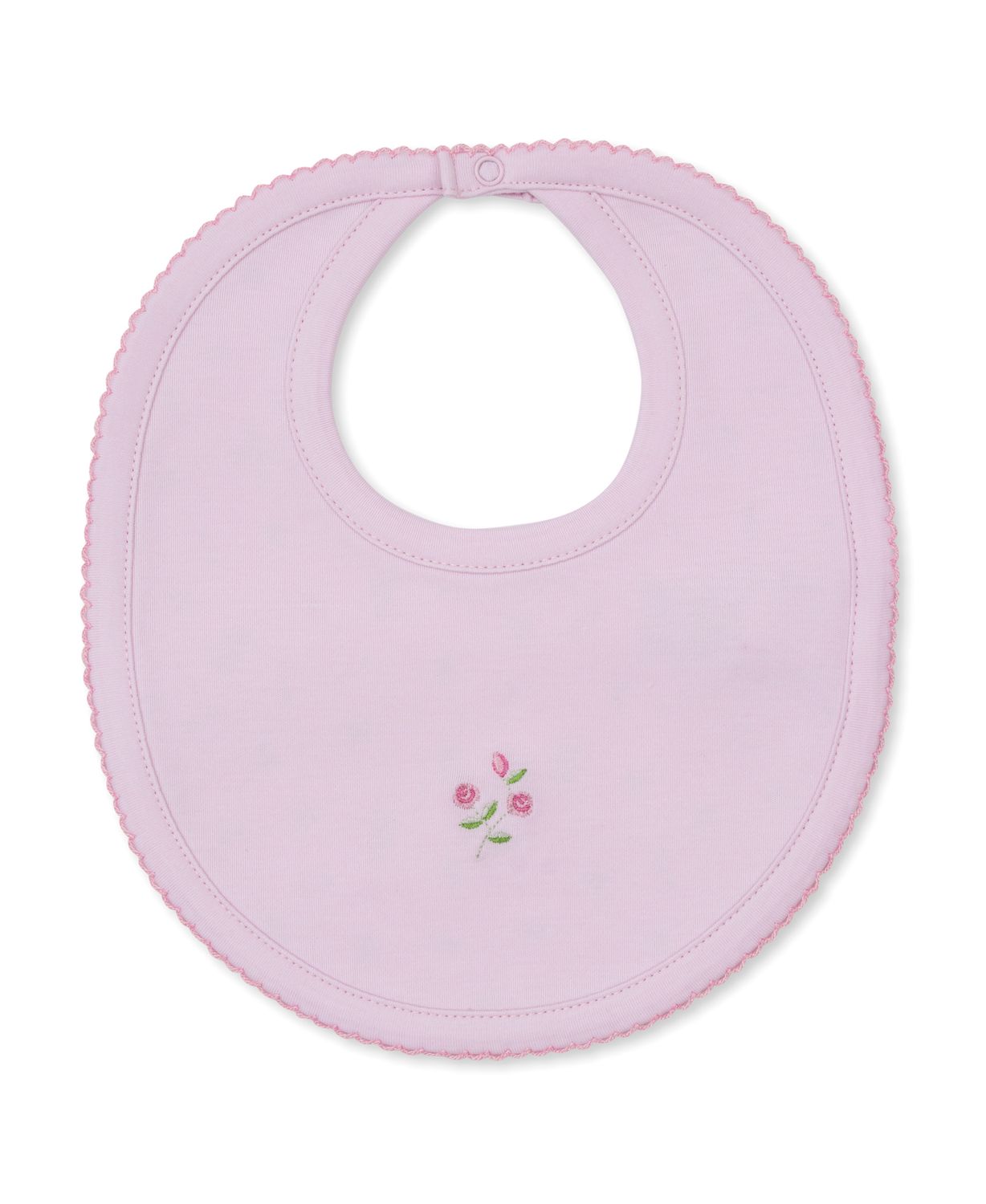 Garden Print Reversible Bib, Pink