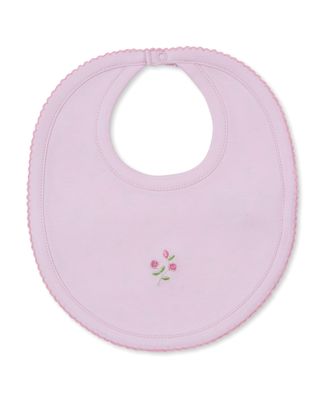 Garden Print Reversible Bib, Pink