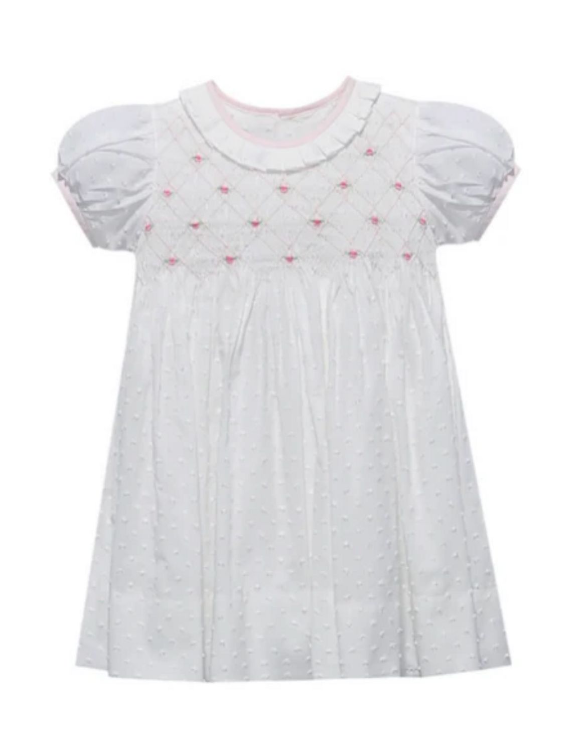 White Juliette Dress, Darlin in Dots