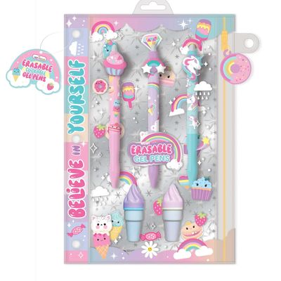 Click &amp;Erasable Gel Pen, Rainbow