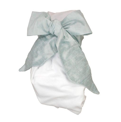 Bow Swaddle Silk, Color: Sea Blue