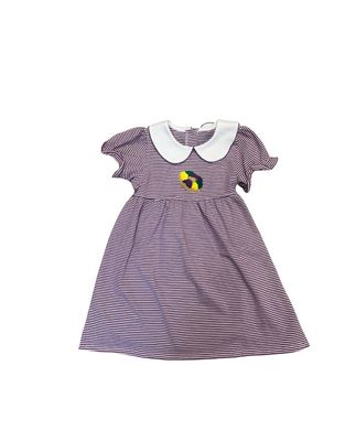 King Cake Dress, Purple Stripe