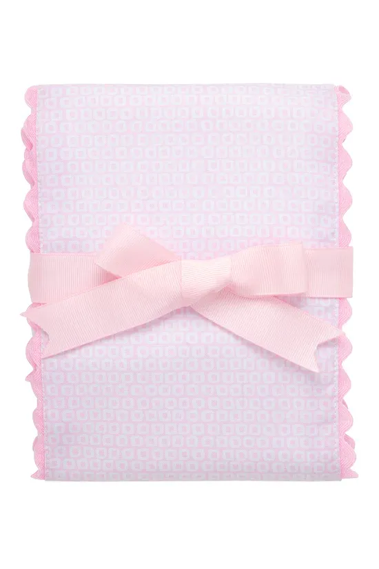 Lullaby Fancy Fabric Burp, Pink