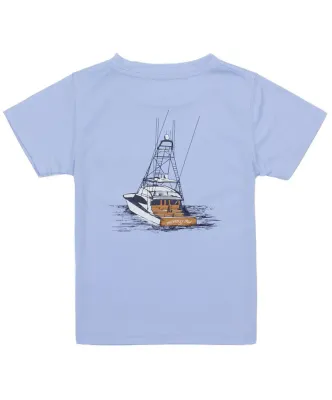 SS Performance Tee Deep Waters Light Blue 
